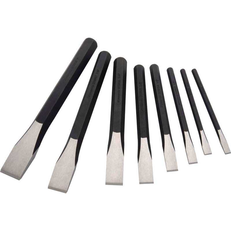 Chisel Set, 8pc, 1/4" - 1"